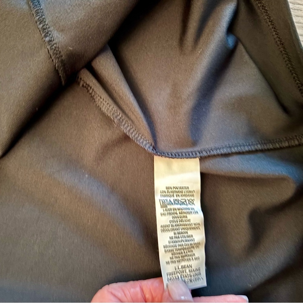 L.L. Bean Black Midi Dress - large - performance material. - Picture 7 of 8